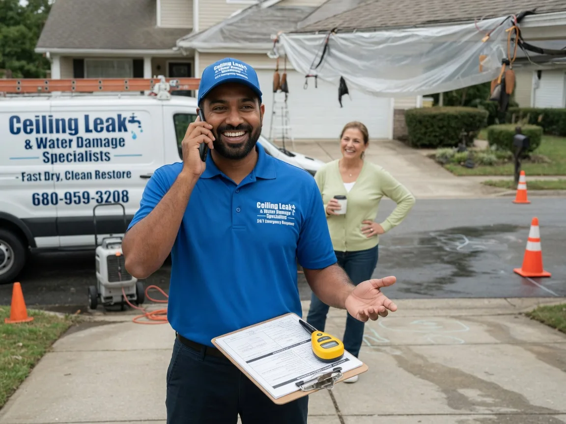Ceiling Leak Cleanup Malvern, IA FAQs